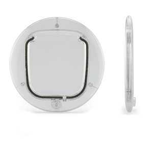 Modern Transparent ABS/Acrylic Pet <strong>Door</strong> <strong>Flap</strong> <strong>for</strong> <strong>Cats</strong> Small Dogs 4-Way Lock Screens/Windows/Sliding <strong>Glass</strong> Portable Durable - Product Image 4