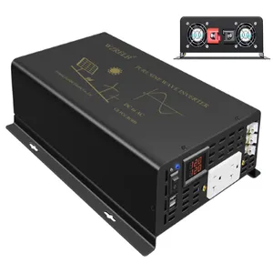 2.5kw DC交流电源纯正弦波转换器逆变器Dc 12伏24v至交流110v 220v 230v 50hz 60hz 2500瓦疯狂使用汽车