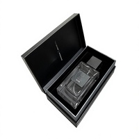 Boîte de parfum en gros avec logo personnalisé, flacon de parfum vide et insert pour l'emballage de parfum