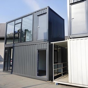 Nhà <span class=keywords><strong>container</strong></span> prefab 20ft di động với thiết kế hiện đại thân thiện với môi trường Gói phẳng cho khách sạn văn phòng tại nhà hoặc sử dụng đất không sử dụng - Product Image 4