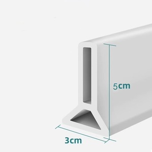 Youyixuan Modelo 1, Tira de Sellado Autoadhesiva para Baño, Separación de Zonas Húmedas/Secas, Tira de Silicona Flexible para Ducha, Inodoro y Fregadero - Product Image 2