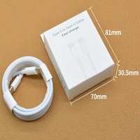 Câble de charge rapide USB-C Type C blanc PD 5A/100W 2m avec puce métallique pour MacBook, ordinateur portable, téléphone portable 15/16/17