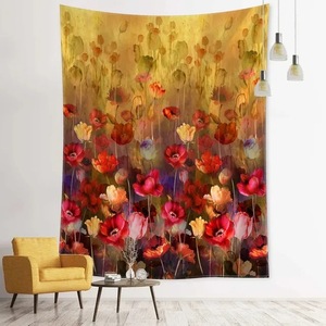 Kustomisasi Desain Lukisan Minyak Gaya Scene Ins Tapestry Aubusson untuk Dekorasi Ruangan & Latar Belakang Live Streaming - Product Image 5