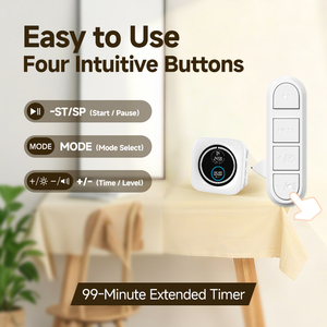 Hẹn giờ Pomodoro kênh đôi với màn hình hiển thị trực quan và báo động rung im lặng để nghiên cứu quản lý thời gian tập trung tùy chỉnh - Product Image 3