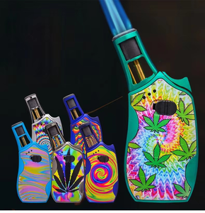 Encendedor de antorcha de butano de nuevo estilo, ajuste de llama de chorro de encendido para quemar cigarros y tabaco, encendedor de Gas único - Product Image 5