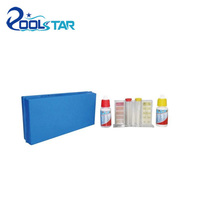 Kit de prueba portátil básico de pH y CI (20cc) hecho de material PE para uso en exteriores y accesorios de herramientas para piscinas