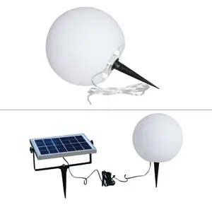 Modern Design Waterproof LED Garden Light Color Changing Solar Glow Ball in Mini and Small Sizes for Office and Outdoor Use