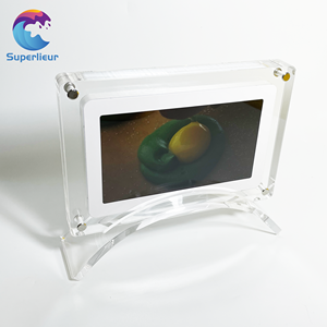 Superlieur 7.0英寸数码照片显示视频电子图片播放运动液晶时钟MP3亚克力视频框架 - Product Image 2