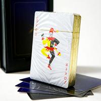 Cartes à Jouer Personnalisées Haut de Gamme, Style Bord Doré, Emballage Écologique Durable, Idéales pour Cadeau ou Collection
