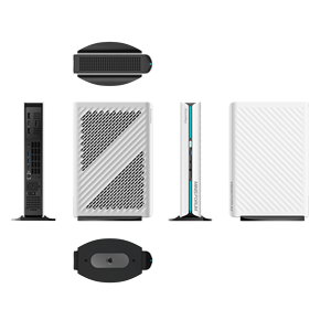 Mini PC Minisforum Pro avec processeur R9-8945hx et carte graphique RTX5060, haute performance pour l'IA, le gaming et la conception graphique, compatible OpenCL. - Product Image 4
