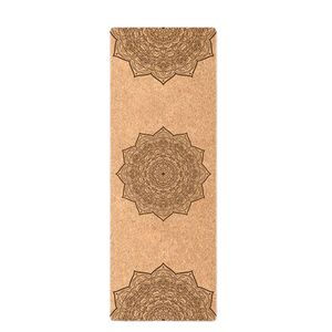 Tapis de yoga en liège souple écologique antidérapant de 5 mm d'épaisseur, tapis de fitness <span class=keywords><strong>Pilates</strong></span>, <span class=keywords><strong>coussin</strong></span> d'exercice 72x24 pouces, personnalisable avec sac de transport - Product Image 1