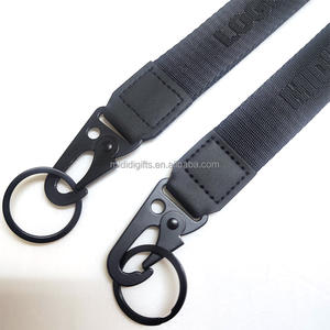 사용자 정의 나일론 짧은 스트랩 짠 자동차 키 체인 팔찌 로고 두꺼운 짠 나일론 목 끈 PU 사용자 정의 오토바이 끈 - Product Image 5