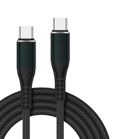 Cable Magnético USB-C a Micro-USB HNT de 100W, 2M, 5A, con Trenzado de Nailon, Carga Rápida PD, Ecológico, Conductor de Cobre Puro