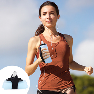 Eco Friendly BPA Free Silicone all'aperto bottiglia d'acqua pieghevole <span class=keywords><strong>350</strong></span> <span class=keywords><strong>ml</strong></span> Queeze in esecuzione portatile bottiglia di acqua per la corsa - Product Image 2