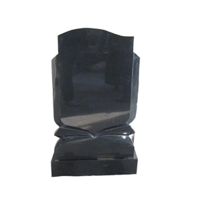 Лидер продаж, надгробие из черного гранита в современном американском стиле, полированное надгробие для кладбищенских надгробий и памятников - Product Image 1