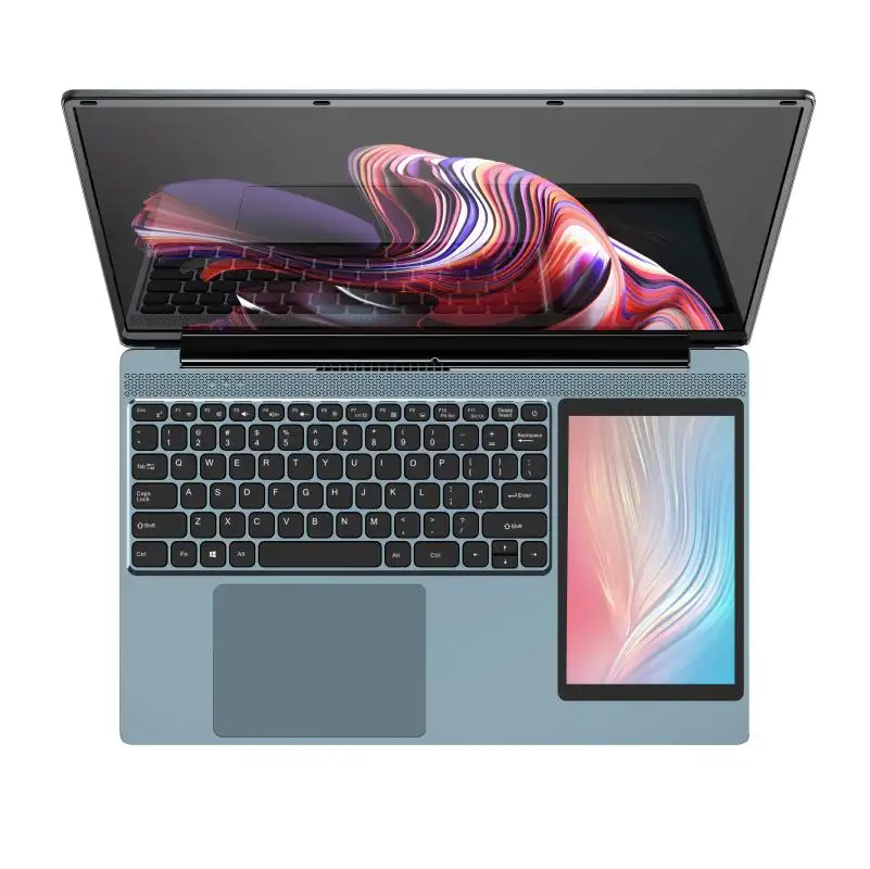 New Arrival Dual screen Laptop 15.6'' IPS Display +7 inch Touch Screen Intel N5095 Quad Core 16GB RAM DDR4+512GB SSD Notebook