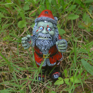 Zombie enano gótico decorativo jardín enano cementerio estatua MAB25 Halloween fantasma Festival resina arte adornos - Product Image 2