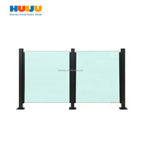 HJ 304 316 Pince à verre en acier inoxydable en forme de D pour garde-corps de balcon – Prix au mètre