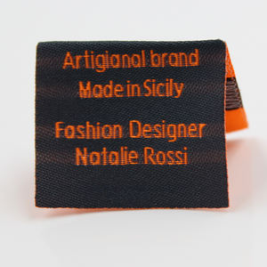 Factory High Quality Custom Logo Printed <strong>Main</strong> Woven <strong>Label</strong> Clothing Garment <strong>Label</strong> for Tshirt - Product Image 5