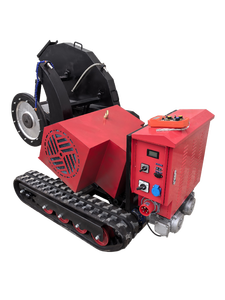 Scie à plancher électrique industrielle 2025 380V 22KW pour la coupe de béton et de route avec moteur sans balais et profondeur de coupe de 500mm - Product Image 2