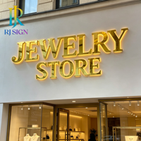 Letreros LED Profesionales para Exteriores, Impermeables, con Iluminación, Letras 3D, Señalización Publicitaria, Letrero Retroiluminado LED para Peluquería y Joyería