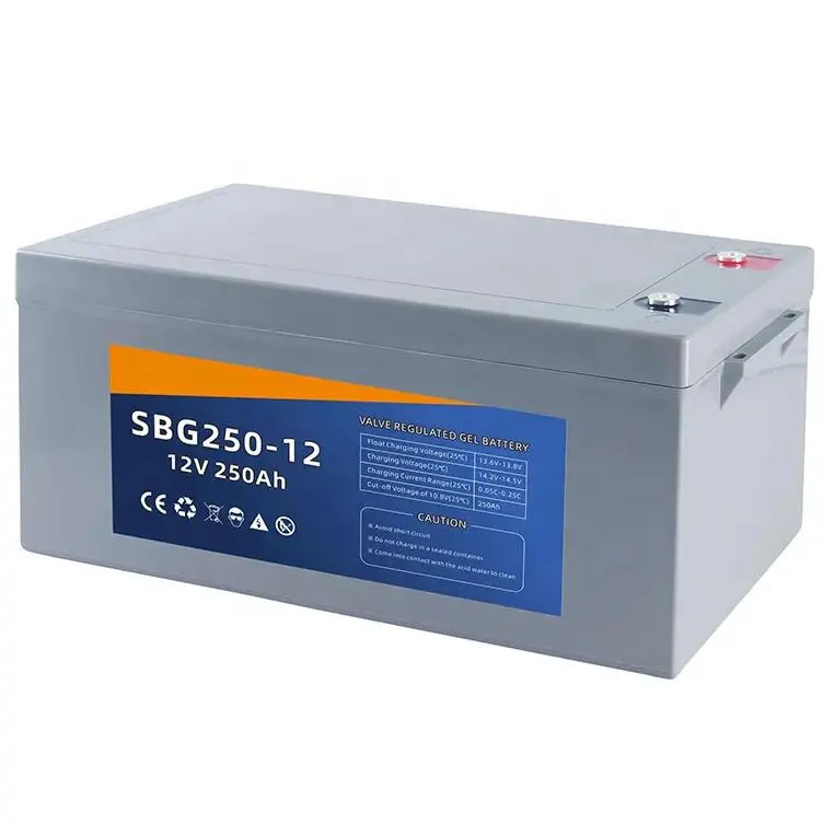 बहु प्रयोजन SBG-12V 250Ah रिचार्जेबल बैटरी नेतृत्व एसिड बैटरी विनिर्माण संयंत्र