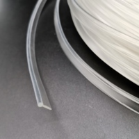 Veste scintillante en PVC, 3.0mm, fibre optique en forme de P, éclairage latéral pour jupe, décoration de voiture
