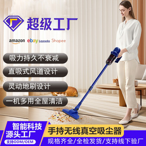 <b>Mini</b> Cordless <b>Vacuum</b> <b>Cleaner</b> Rechargeable Handheld Stick Dual Use 0.5L Dust Bin Dark Blue For Home Cleaning - Product Image 2
