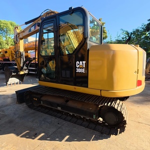 Excavadora de cadenas Caterpillar 308E2 usada de 8 toneladas, de alta calidad, casi nueva, para paisajismo y jardinería. - Product Image 1
