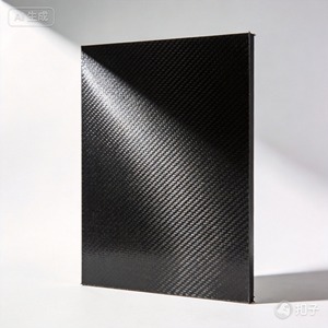 Tissu en fibre de carbone jacquard tissé - Accessoires légers résistants à l'abrasion - Product Image 1
