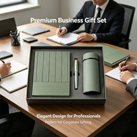 Articles promotionnels, carnet en PU, cadeau d'entreprise, papeterie de bureau, cadeau personnalisé, A5 avec stylo, coffret cadeau