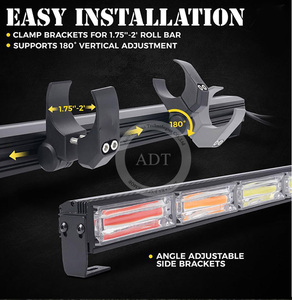 ไฟสโตรบแบบไล่ระดับ 36 นิ้ว 8 COB LED สำหรับรถออฟโรด ไฟท้ายกระพริบเพื่อความปลอดภัย พร้อมไฟเบรก ไฟถอยหลัง และไฟเลี้ยว สำหรับรถ UTV ATV Polaris RZR - Product Image 6