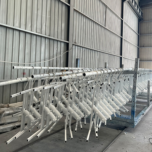 Palo per Illuminazione Stradale Personalizzato da 6m 8m a Braccio Singolo o Doppio in Acciaio Zincato - Product Image 2