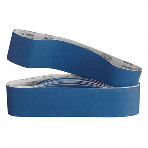 Bandes abrasives Fervi P100 bleues pour le ponçage du métal et du bois - Product Image 2