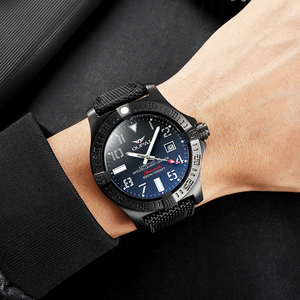 OUPAI-reloj deportivo para hombre, con diseño de lobo marino, esfera amarilla, resistente al agua, automático, de lujo, grande, 46mm, novedad de <span class=keywords><strong>2022</strong></span> - Product Image 6