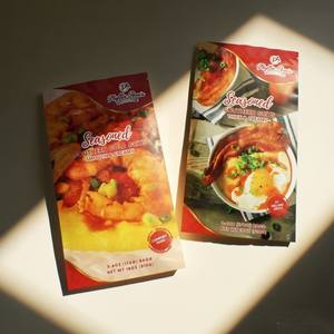 Sacs d'emballage alimentaire refermable en plastique avec pochette zip-lock debout à impression personnalisée emballage d'aliments surgelés de fruits de mer - Product Image 2