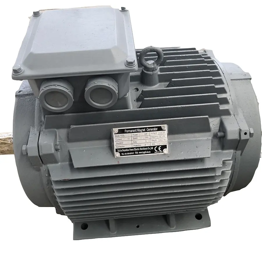300rpm/ 10kW imán permanente Generador/Alternador