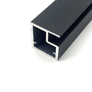 Profil en aluminium anodisé noir pour armoire de cuisine, poignée en G personnalisée sur le marché indien - Product Image 5