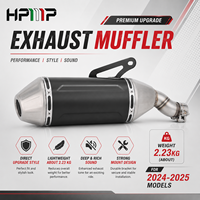 Pot d'échappement en acier inoxydable 304 pour moto, silencieux à enfiler, compatible avec CFMOTO 450MT IBEX 450 2024-2025
