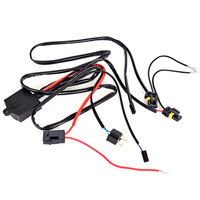 Harnes kabel satu ke dua, lensa LED versi ditingkatkan H4 lampu depan LED mobil variabel garis lampu HID komponen elektronik