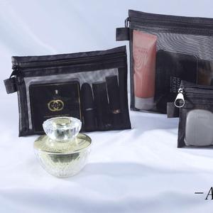 Bolsa de Maquillaje de Malla Premium, Organizador de Viaje, Bolsa de Aseo Portátil, Mini Bolsa de Cosméticos Transparente - Product Image 2