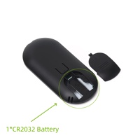 Mini Control Remoto Universal Inteligente de 11 Botones con LED IR Negro, Encendido/Apagado, Plástico, Batería CR2032, 1 Año de Garantía para DVD/Video en Casa