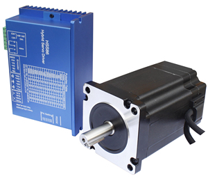 2เฟส6A สเต็ปเปอร์มอเตอร์แบบวงปิดไฮบริด12N M NEMA 34พร้อมไดร์เวอร์ HSS86 3.18V - Product Image 1