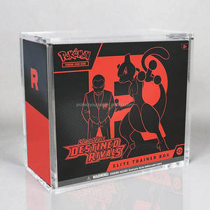 Teca Per Etb Pokemon Set Allenatore Fuoriclasse Acrilyc Case In Plexiglass Clear - Foto 9
