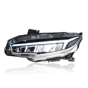 Feux avant LED RGB pour <span class=keywords><strong>Honda</strong></span> <span class=keywords><strong>Civic</strong></span> 10e génération 2016-2021, clignotants séquentiels DRL, remplacement Plug-N-Play - Product Image 4