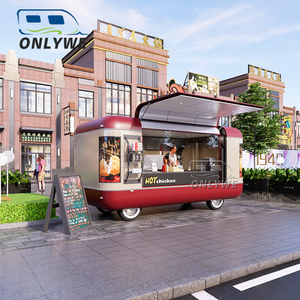 Remolque de Comida Callejera Tipo Nuevo de Onlywe para Venta de Café, Carrito de Catering, Hamburguesas, Papas Fritas, Helados, Barbacoa, Autobús de Comida Móvil - Product Image 1