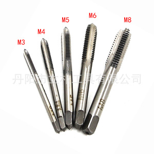 <b>Hand</b> Taps M3 M4 M5 M6 M8 Metric Chip Free Machine Taps For Steel <b>Drilling</b> Machine Use Bright Finish - Product Image 2