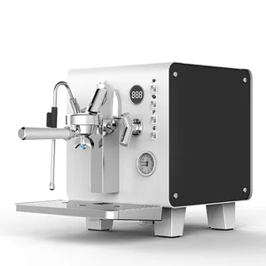 最优惠价格商业单组E61咖啡机紧凑型咖啡机咖啡机带奶泡器咖啡厅