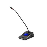 Nouvelle unité de délégué de conférence filaire avec fonction vocale pour la gestion du temps, microphone numérique tactile réglable et étanche pour les discussions