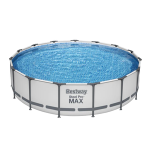Piscine hors sol familiale <span class=keywords><strong>Bestway</strong></span> 56488, prix d'usine, 4,57 m x <span class=keywords><strong>1</strong></span>,07 m, structure métallique ronde - Product Image 1